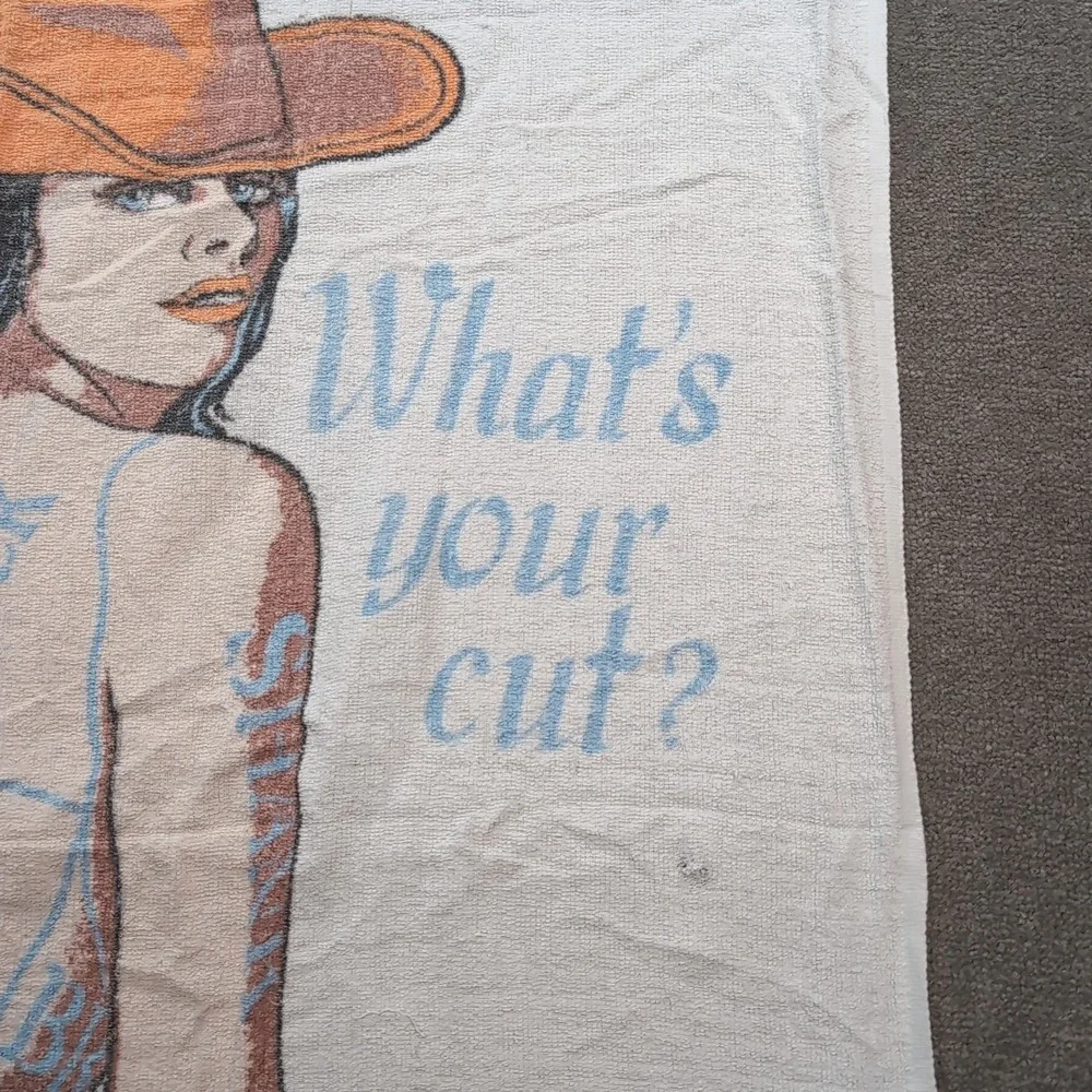 1970's Sherry Break‎ Dull Beef Habit Florida Cattle Queen Man Cave Beach Towel